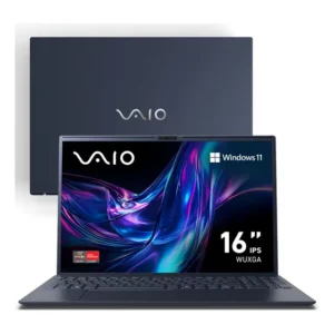 Notebook Vaio Fe16 Amd Ryzen 7-5825u Windows 11 Home 32gb RAM 512gb Ssd Wi-Fi 6 Tela 16" Ips Wuxga Antirreflexo - Cinza Grafite - Vjfe69f11x-b0211h - Permite upgrade de memória RAM e SSD