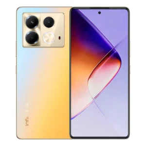 Smartphone Infinix Note 40 5g, 8 Gb de RAM, 256 Gb de armazenamento, câmera tripla de 108 Mp+ 32 MP, tela de 6,78 FHD+120 Hz, som JBL, bateria de 5000 mAh, carregamento sem fio Gold