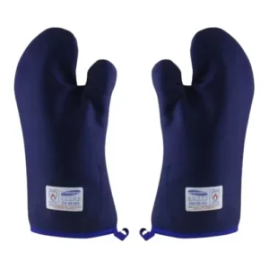 Par De Luva Térmica Cano Longo - 50cm Azul Mão De Gato