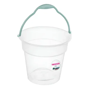 Balde Lavanderia 8l Lavar Roupa Multiuso Limpeza Geral Casa Translúcido