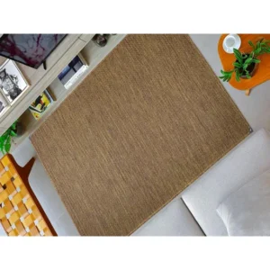 Tapete Sisal Antiderrapante Antialérgico 2x1.5m Sala Lancer Bege