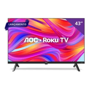 Smart Tv 43 Full Hd Aoc Roku Tv 43s5045/78g Hdmi 1 Usb Wifi