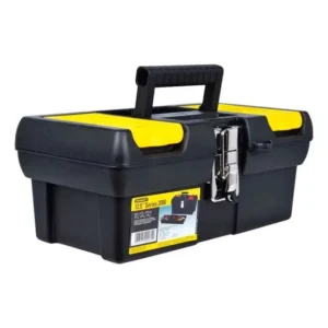 Caixa de Ferramentas Millenium 12,5" Stanley, Modelo 013013S, Caixa Fabricada em Polipropileno com Fechos em Metal Niquelado e Bandeja Organizadora, Capacidade de 50kg