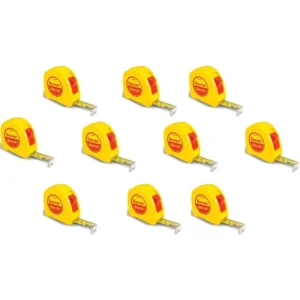 Trena De Aço Starrett 5 Metros Sts34-5me C/ Trava Kit 10 Und