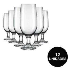 Jogo 12 Taças Cerveja Chopp 300ml Nadir Floripa Vidro