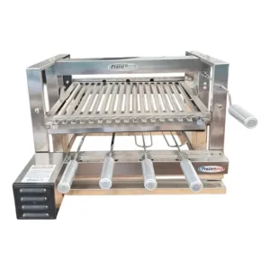 Churrasqueira Elevatória 4 Espetos Motor Grill Inox