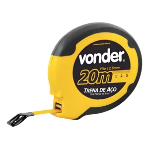 Trena Longa De Aço Caixa Abs 20m X 12.5mm Vonder