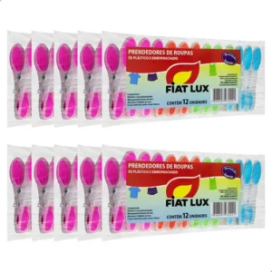 Pregador De Roupa De Plástico Emborrachado Fiat Lux 120un