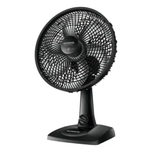 Ventilador Mesa Parede Mondial 6 Pás 2 Em 1 Compacto Potente Estrutura Preto Pás Preto Diâmetro 30 cm Frequência 50Hz Material das pás Plástico