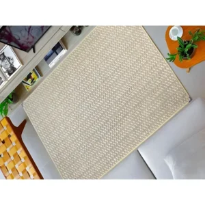 Tapete Sisal 2,00x2,50m Bege Lancer Para Sala Quarto