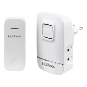 Campainha Sem Fio e Sem Bateria Cik 200 Branca Intelbras