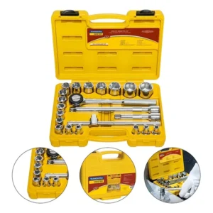 Jogo Soquete Sextavado 8-32mm Encaixe 1/2 22 Pc Tramontina