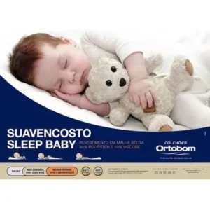 Travesseiro Antirrefluxo Berço Ortobom Suavencosto 70x40x6 cm Branco