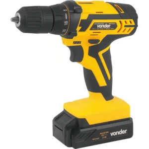 Parafusadeira Furadeira Pfv012 Vonder Sem Fio Bateria de 1.3Ah + Acessórios com Maleta de Transporte