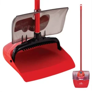 Pá De Lixo Articulada C/tampa Caçamba Dispenser Móvel Condor Vermelho