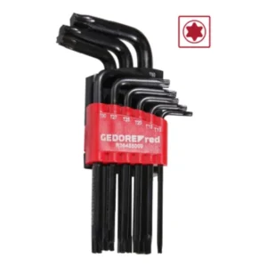 Jogo Chave L Torx Hexalobular 9 Peças Gedore Red 3369856