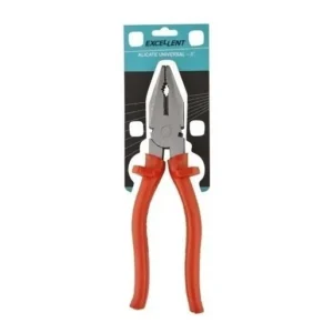 Alicate Universal 8'' Eda Profissional Aço Polido Cabo Emborrachado