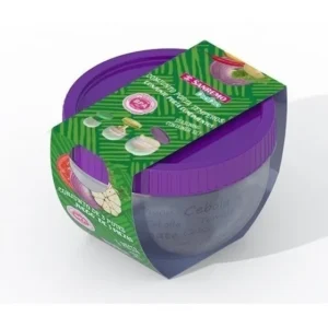 Cj Pote Guarda Temperos Alho Cebola Sanremo 3pçs Cor Sortidos