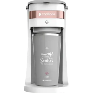 Cafeteira Cadence Rose Gold Caf206 700w Com Copo Térmico Top