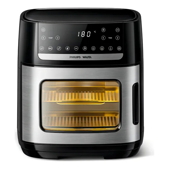 Airfryer Forno Philips Walita 12l 1600w Ai551/09 Preto 110v Preto 127v