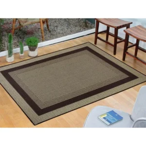Tapete Sem Pelos Lancer Sisal Marrom Antiderrapante 2,00x1,50 m