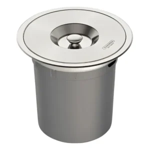 Lixeira De Embutir Inox 5l Tramontina - Clean Round Original
