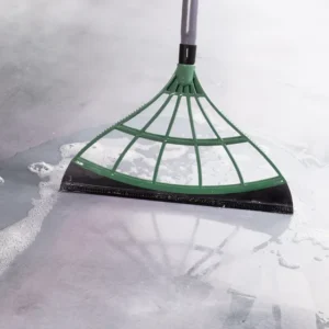 Rodo Vassoura Mágica Tira Pelo Limpa Vidro Seca Silicone Cinza