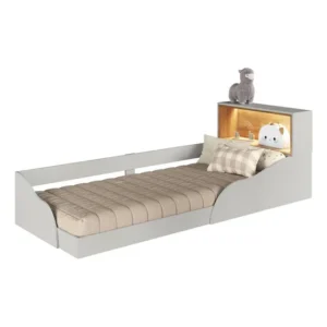 Cama Montessoriana Infantil Solteiro Lille Cl1080 Com Iluminação Led Branco - Art In Móveis