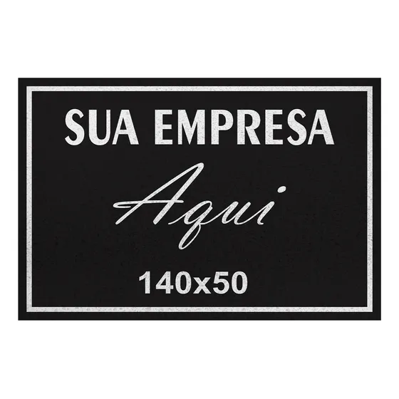 Tapete Capacheria Cor Multicolorido Personalizado - De 1.4m X 50cm