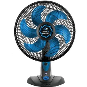 Ventilador De Mesa Mallory 40cm Ozonic Ts Cor da estrutura Preto Cor das pás Azul