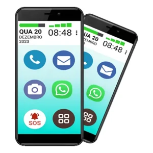Smartphone Vovô&vovófone 16gb 1gbram Capa Película Envio 24h Preto