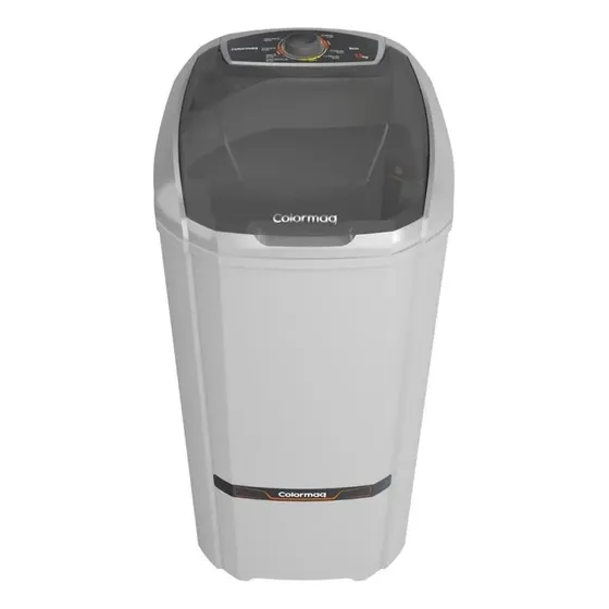 Tanquinho Lavadora Roupas Semiautomática Colormaq 15kg Prata 127v Prateado
