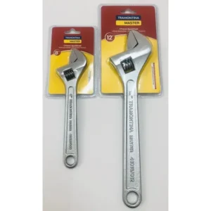 Kit 2 Chave Inglesa Ajustável 8 E 12 Tramontina