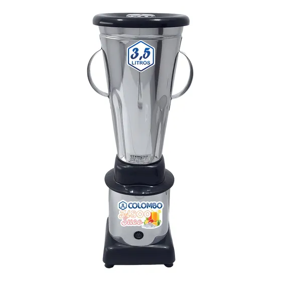 Liquidificador Industrial JL Colombo M800 Aço Inox 3,5L 800W