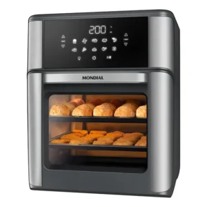 Air Fryer Forno 12l Afon-12l-gi 2000w Digital Mondial - Preto E Inox