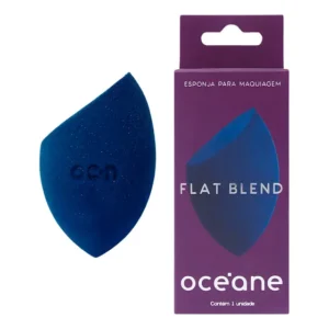 Esponja De Maquiagem - Flat Blend Azul Océane Tamanho Da Esponja Median Azul