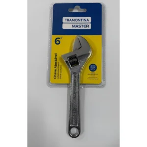 Chave Inglesa Ajustável 6 Tramontina Master Cromado