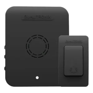 Campainha Sem Fio 52 Toques Musicais Qualitronix Com Bateria Preto 127/220v