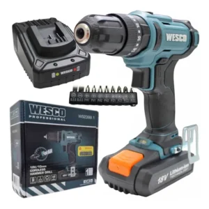 Parafusadeira Furadeira 18v Impacto Reverso 10mm 30nm Wesco