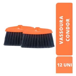 Vassoura Multiuso Condor Noviça Macia Sem Cabo Cx 12uni Full