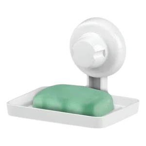 Saboneteira Suporte Sabonete Banheiro Ventosa Box Branco
