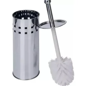 Escova De Limpar Vaso Sanitário Suporte Aço Inox Sanitária