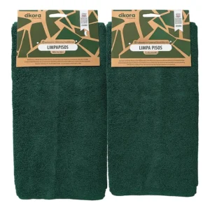 02 Super Panos De Chão Microfibra Ecomais Limpa Pisos Akora