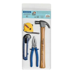 Kit De Ferramentas 4 Peças Com Martelo E Alicate Tramontina