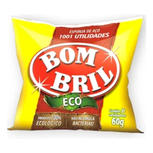 Bombril Esponja De Aço Especial Para Limpeza Eficaz Cinza