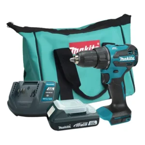 Parafusadeira Furadeira Impacto Makita Dhp490 18v A Bateria Azul-turquesa 20v