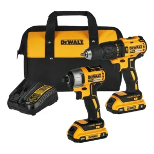 Kit Furadeira e Parafusadeira com Parafusadeira de Impacto DEWALT DCK276D2 20V