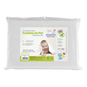 Travesseiro Bebe Favinhos De Mel Antissufocante Fibrasca