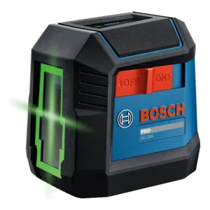 Nivel Laser Gll2xg 2 Linhas Verde Com Bateria Recarregável 20 M Bosch