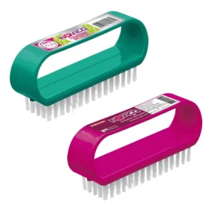 Kit 2 Escovas De Limpeza Delicada Multiuso Roupa Sapato Unha Kit Sortido